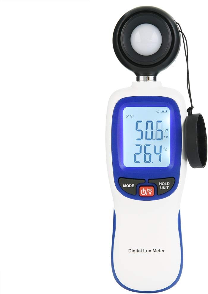 Luxómetro digital , Akozon Luxómetro digital WT81 portátil Medidor de
