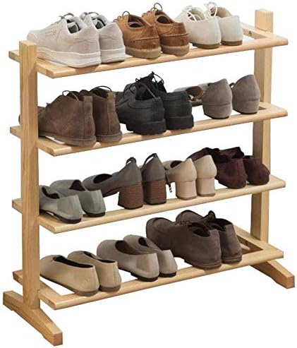 Amazon 靴ラックキャビネット多層シンプルな家庭用靴の棚の木製収納ラックシンプルな組み立て環境保護材料ホームシューズホームシューキャビネット廊下に最適 シューズラック オンライン通販