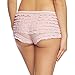 Leg Avenue Women's Micromesh Lace Ruffle Tanga Shorts