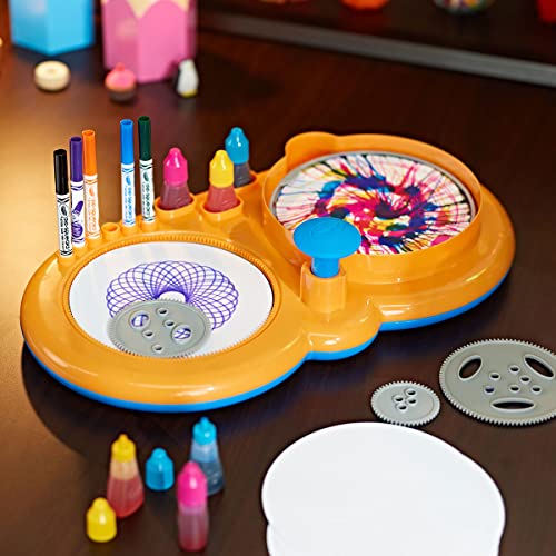 Crayola Spin & Spiral Art Station Deluxe, DIY Crafts, Toys for Boys