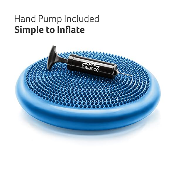 Core-Balance-Cushion-Physio-Wobble-Cushion-For-Chair-Inflatable-Stability-Trainer-Sensory-Cushion-ADHD-Rehabilitation-Kids-Adults-33cm Core Balance Wobble Cushion Physio, Air Stability Cushion, Inflatable Core Trainer, Sensory Cushion for Chair, Pump…