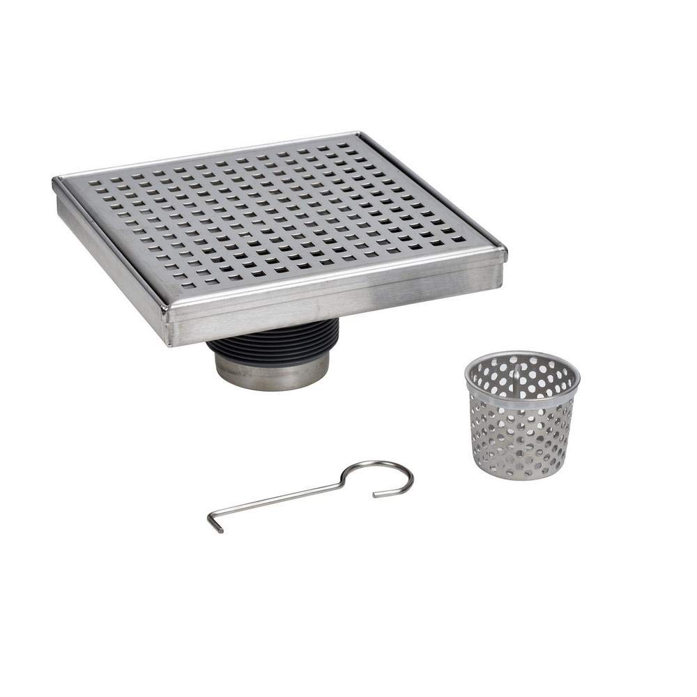 Photo 1 of Designline 4 in. x 4 in. Square Drain Square Grate
