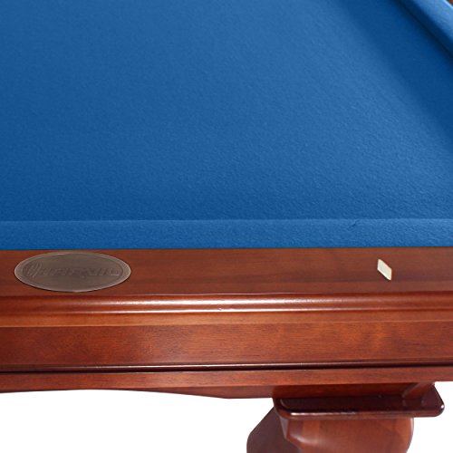 Harvil Bellagio Slate Pool Table 8-Foot with Blue Felt. Includes On-Site Delivery, Professional Installation and Accessories