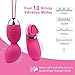 Bullet Vibrator - Kegel Weights Ball,Dual 10 Speeds Remote Control Ben Wa Kegel Exercise Balls Cordless Rechargeable Waterproof Electric Massager (Rose red)
