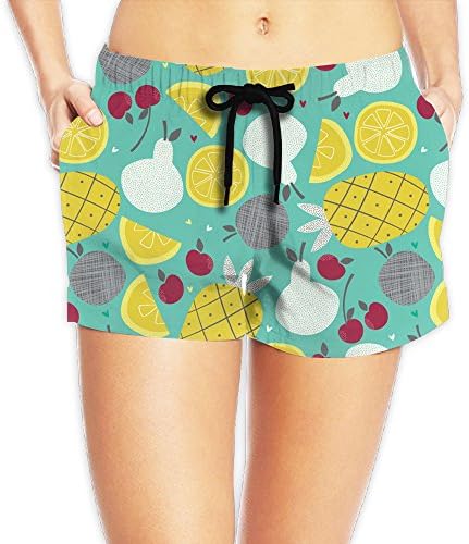 Summer Sweet Fruits Women's Quick Dry Summer Beach Trunk XL