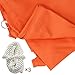 Blissun 16' x 16' x 16' Sun Shade Sail  Triangle Canopy, UV Block for Outdoor Patio Garden (Orange)