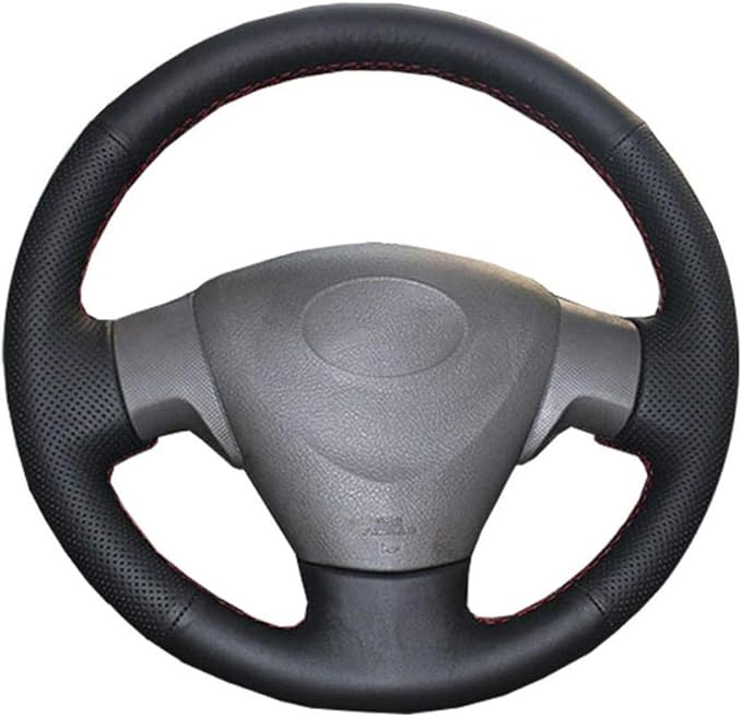 DLDBB Leather car Steering Wheel Cover,for Toyota Corolla