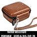 Case Compatible for JBL GO 2/ JBL GO Portable Bluetooth Waterproof Speaker, Travel Storage Bag Holder Fits for USB Cable and Charger. (Speaker and Accessories not Includes)-Brown