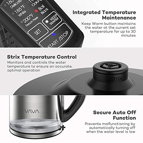 4 Electric+VAVA+Stainless+Adjustable+Temperature