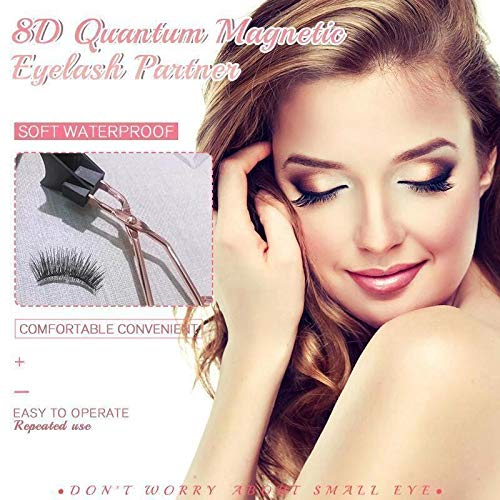 Eyelash Curler - 8D Quantum Magnetic Eyelash Partner, Two-in-one Beauty Tool Helps You Apply Magnetic Eyelashes in Seconds, Lash Lift Kit Get Gorgeous Eye Lashes Now! Eyelashes Applicator (A) - Thumbnail 7