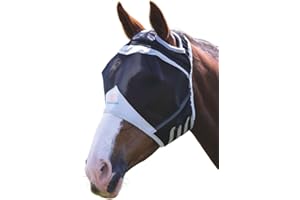 Shires Fly Guard Fine Mesh Horse Fly Mask with Ear Holes