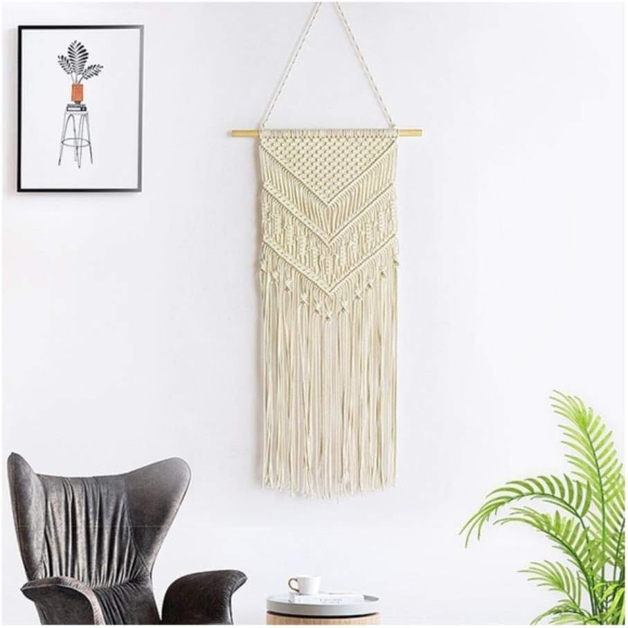 Shemiles Tapiz Macrame Wall Tapestry Hanging Boho Decor Home Decoration De Pared Tela Colgante Makrama Makramee Woven,Style G 30CM X 80CM