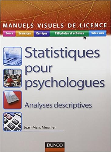 Amazon Fr Statistiques Pour Psychologues Analyses Descriptives Meunier Jean Marc Livres