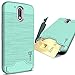 Moto G4 Case, Moto G4 Plus Case, Moto G 4th Gen case, CoverON [SecureCard Series] Protective Hard Hybrid Cover Credit Card Slot Stand Phone Case for Motorola Moto G4 Plus, G4, G 4th Gen - Teal Mint