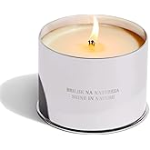 COSTA BRAZIL | Vela Candle - Luxury Clean Jungle Scent - Brazilian Botanicals - 100% Natural, Plant-Based Wax - 60-Hour Burn Time - 1ct, 16.5 oz.