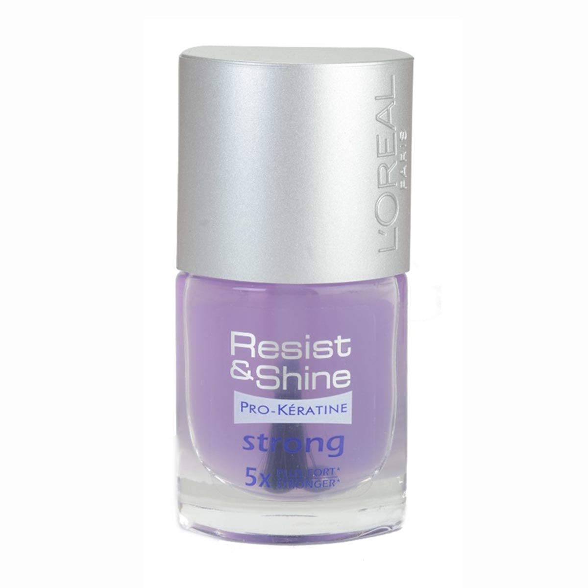 L'OREAL RESIST & SHINE TITANIUM PRO-KERATINE 5x STRONGER CLEAR BASE COAT