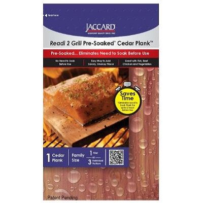 Ready to Grill Pre-Soaked Large Cedar Plank [Set of 2]