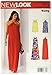 NEW LOOK 6372 Misses' Dresses Each in Two Lengths Sewing Kit, Size A (6-8-10-12-14-16-18)