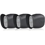 Skins for Arlo Pro,LANMU Silicone Case Skins Black for Netgear Arlo Pro Security Camera-3Pack (Arlo Pro)