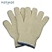 KOSMOS Trade Oven Cotton Gloves - Heat Resistant BBQ and Oven High Temp Gloves - 2 Pack