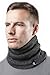 Heat Holders Thermal 2.6 tog Fleece Snood Full Balaclava Neck Warmer Men's Black or Grey (Black)