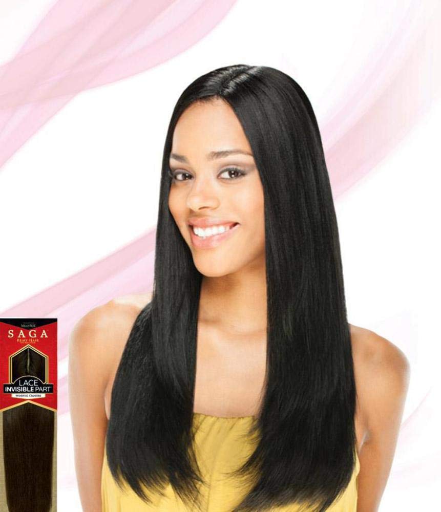 Amazon Com Saga Remy Hair 100 Human Hair Lace Invisible Part