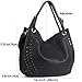 JOYSON Women Bags Tote Shoulder Handbags Hobo PU Leather Purse Bags Large Capacity Black