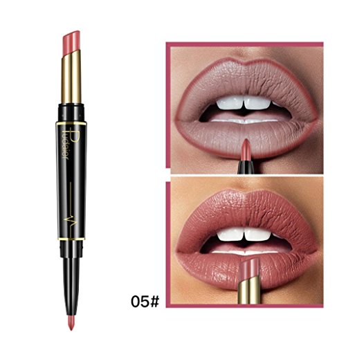 OksaleÂ® Double-end Lasting Lipliner Waterproof Lip Liner Stick Pencil 16 Color Lipstick (05#)