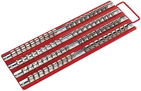 Jack Sealey - Sealey Socket Rail Tray 1/4", 3/8" &amp; 1/2"Sq Drive