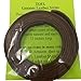 TOFL Genuine Top-Grain Leather Strap | 72 Inches Long | 1/2 Inch Wide | 1/8 Inch Thick (7-8 oz) | 1 Leather Strip for DIY Arts & Craft Projects, Clothing, Jewelry, Wrapping | Medium Brown