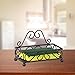 Home Basics Sponge Holder for Sink (Bronze) Scroll Design Kitchen Sponge Holder | with Open Structure and Raised Feet