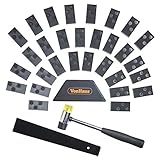 VonHaus Laminate Wood Flooring Installation Kit with 30 Spacers, Tapping Block, Pull Bar and Mallet