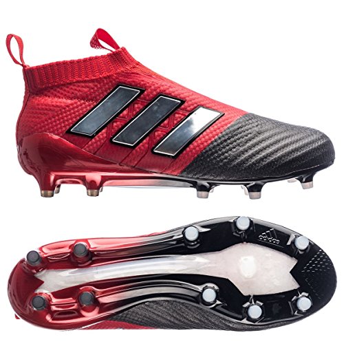 Adidas ace 17+ purecontrol fg cleat men s soccer 7 red-…