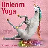 Unicorn Yoga 2020 Mini Wall Calendar by 