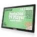 LEADSTAR 14 Inch Portable Digital ATSC TFT HD Screen Freeview LED TV for Car, Caravan, Camping, Outdoor or Kitchen. Built-in Battery Television/Monitor with Multimedia Player Support USB Card LEADSTAR