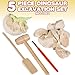 ArtCreativity Discover The Dinosaur - 2 Fun Dinosaur Projects - Includes 4 Piece Dig Set & 4 Piece Excavation Kit with Glow-in-The-Dark Dinosaur - Exciting Fun for Children - Best Unique Art Gift