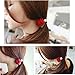 Ruihfas 5Pcs Girls Women Pearls Flower Hair Accessories Elastic Hair Ties Hair Ropes Fashion Headbands Ponytail Holders Hair Rings Hairband