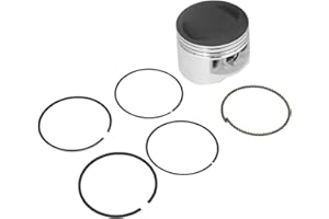 Suuonee Piston Gasket Kit, 56mm 13mm Aluminum Pin Piston Ring Kit Fit for ZHONGSHEN Engine PIT PRO DIRT BIKE