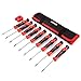 Precision Screwdriver Set, Phillips, Flat, Torx and Pentalobe Screwdriver Set with Case (Pack of 9) for Phone, Computer, Laptop, Watch, Electronics, Jewelry, Eyeglass primary