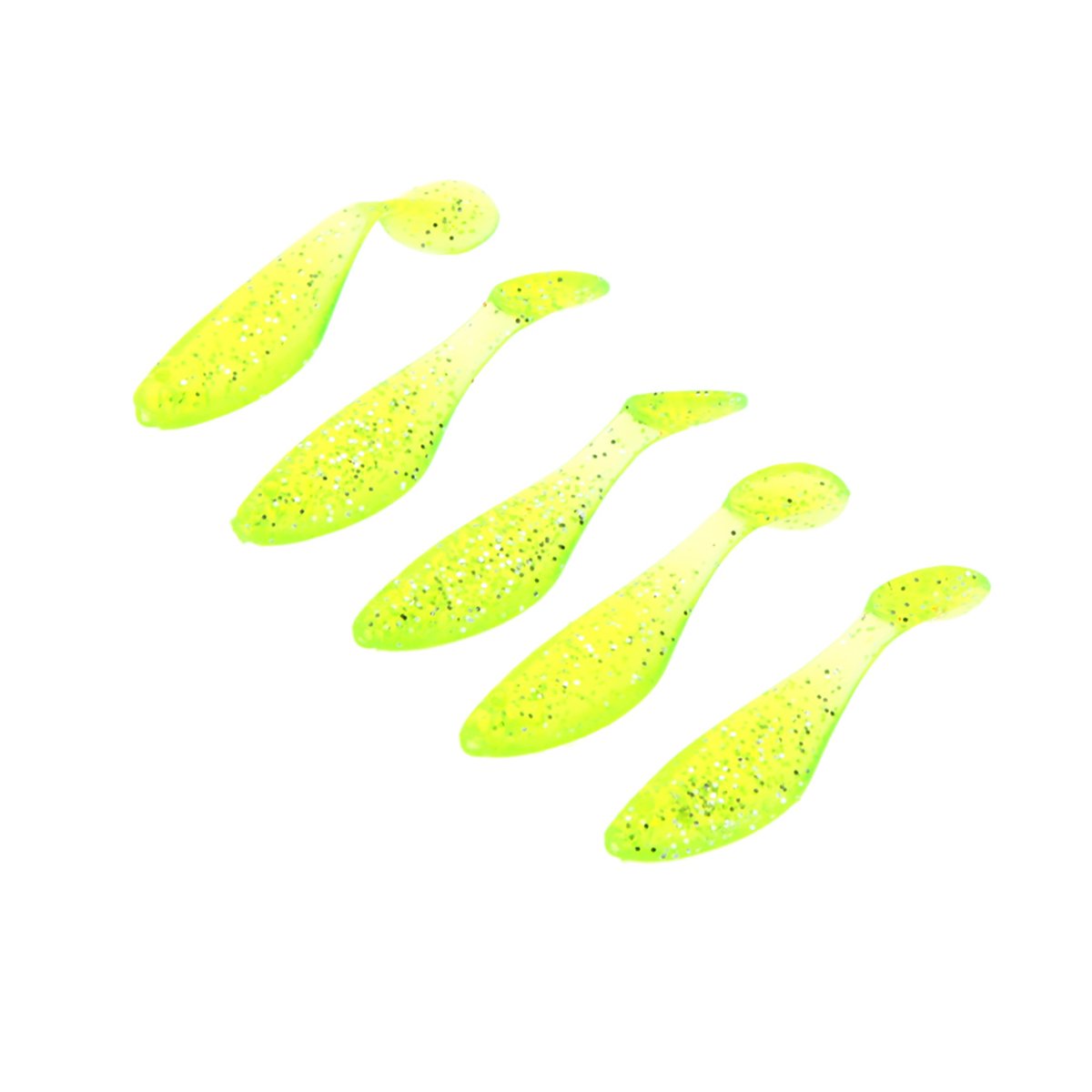 LONGQI 35 Pcs gummiködern und 100 Führen Kopf lureshooks Angelköder Set