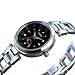 Casio Women's Core LTP1322D-1A Silver Stainless-Steel Quartz Watch with Black Dial