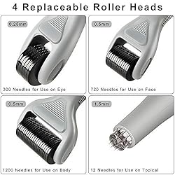 Derma Roller Kit for Beard Hair Growth, 6 in 1