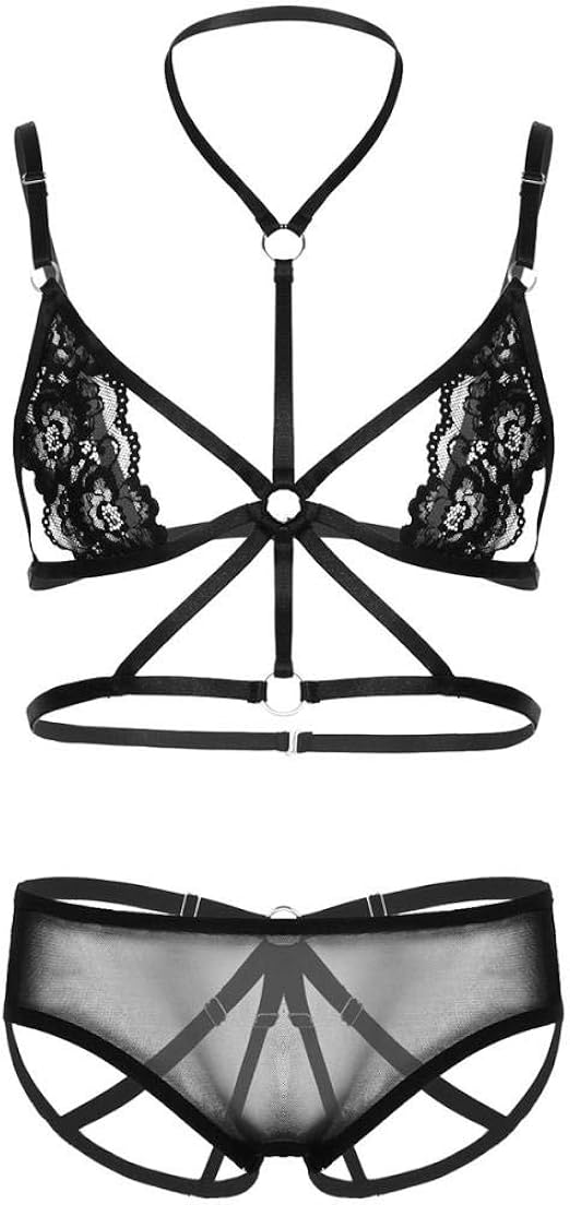 YLDCN Conjuntos De Lencería para Mujer Lencería Sexy para Hombres Ver A