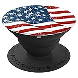 Vintage Distressed American Flag Stars and Stripes