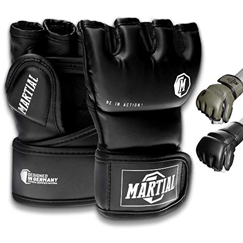 Guantes-Martial-de-MMA-con-Acolchado-Ideal-Guantes-de-Boxeo-para-una-Alta-Estabilidad-de-la-muneca-Guantes-de-Pelea-de-Larga-Durabilidad-para-Artes-Marciales-Boxeo-Sparring