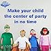 BB Sharks Costume Set for Kids, Boys, Girls - 8-Piece Set - Shark Party Supplies for Baby- Durable, Materials
