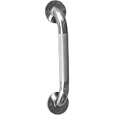 DMI Textured Grab Bars, Handicapped Grab Bars for Bathroom, Shower Rails, Grab Bar for Handicap and Elderly, Perfect for Bathroom Safety, Rust-Resistant Steel, 12", Chrome, FSA &amp; HSA Eligible
