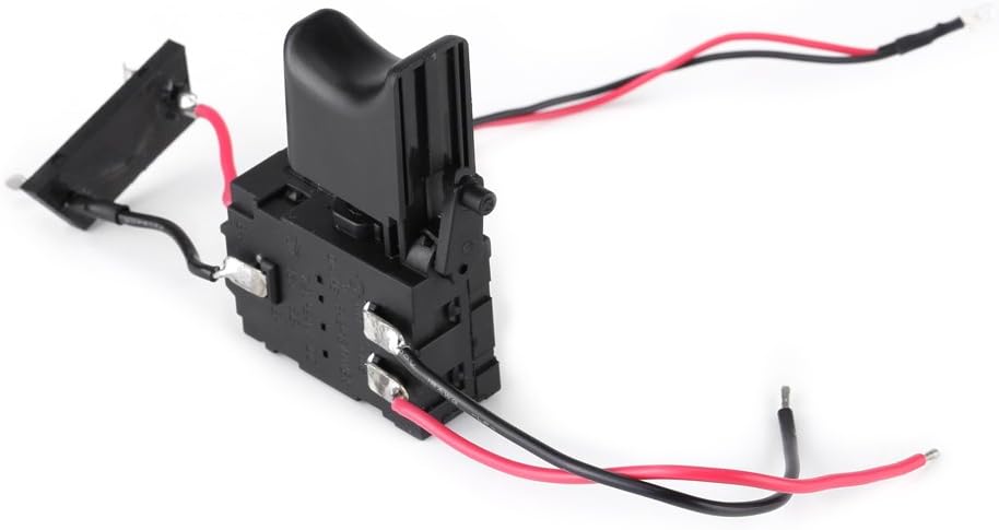 Walfront Electric Drill Switch,12V Lithium Battery Cordless Drill Speed Control Trigger Switch with Small Light - Image 4