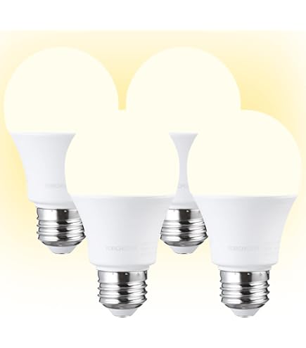 TORCHSTAR 2-Pack 1700LM Universal Garage Door Opener LED Bulb A19