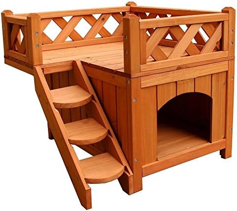 Yoshioe 20 Inch Cat House for Indoor Use, Dog House, Wooden Indoor Dog House Cat Condo